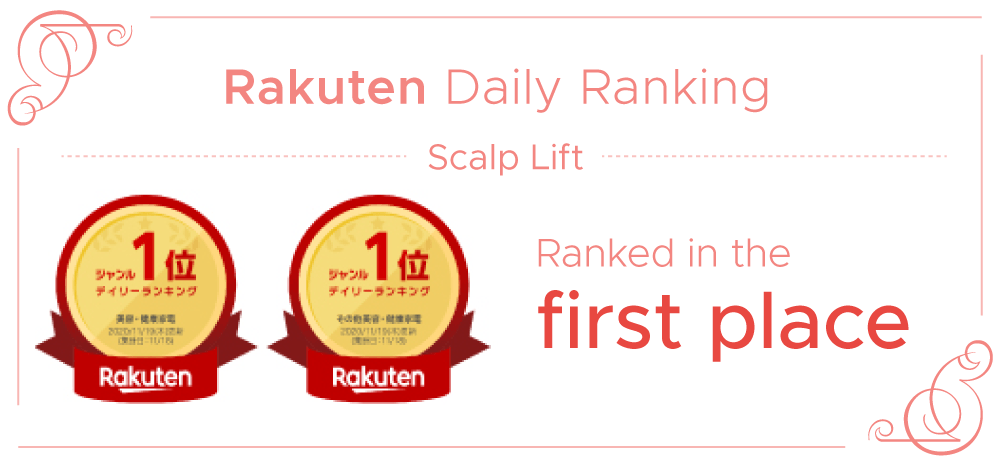 Rakuten Daily Ranking Ranked in first place
