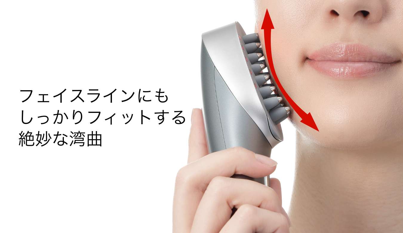 フェイスラインにもしっかりフィット
