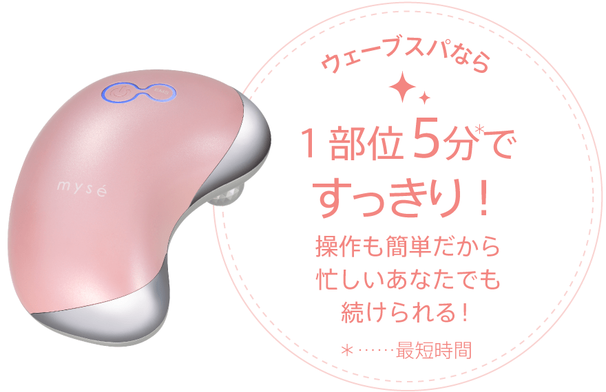 myse  ヤーマン　ミーゼ　ウェーブスパ　充電２〜3時間で約３０分使用可能美容/健康